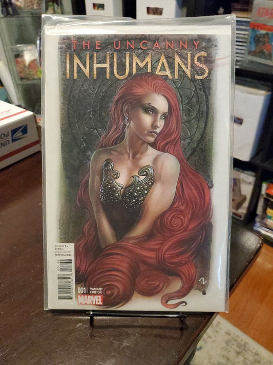 Marvel The Uncanny Inhumans #1 Adi Granov MEDUSA Variant VERY HIGH GRADE! FF