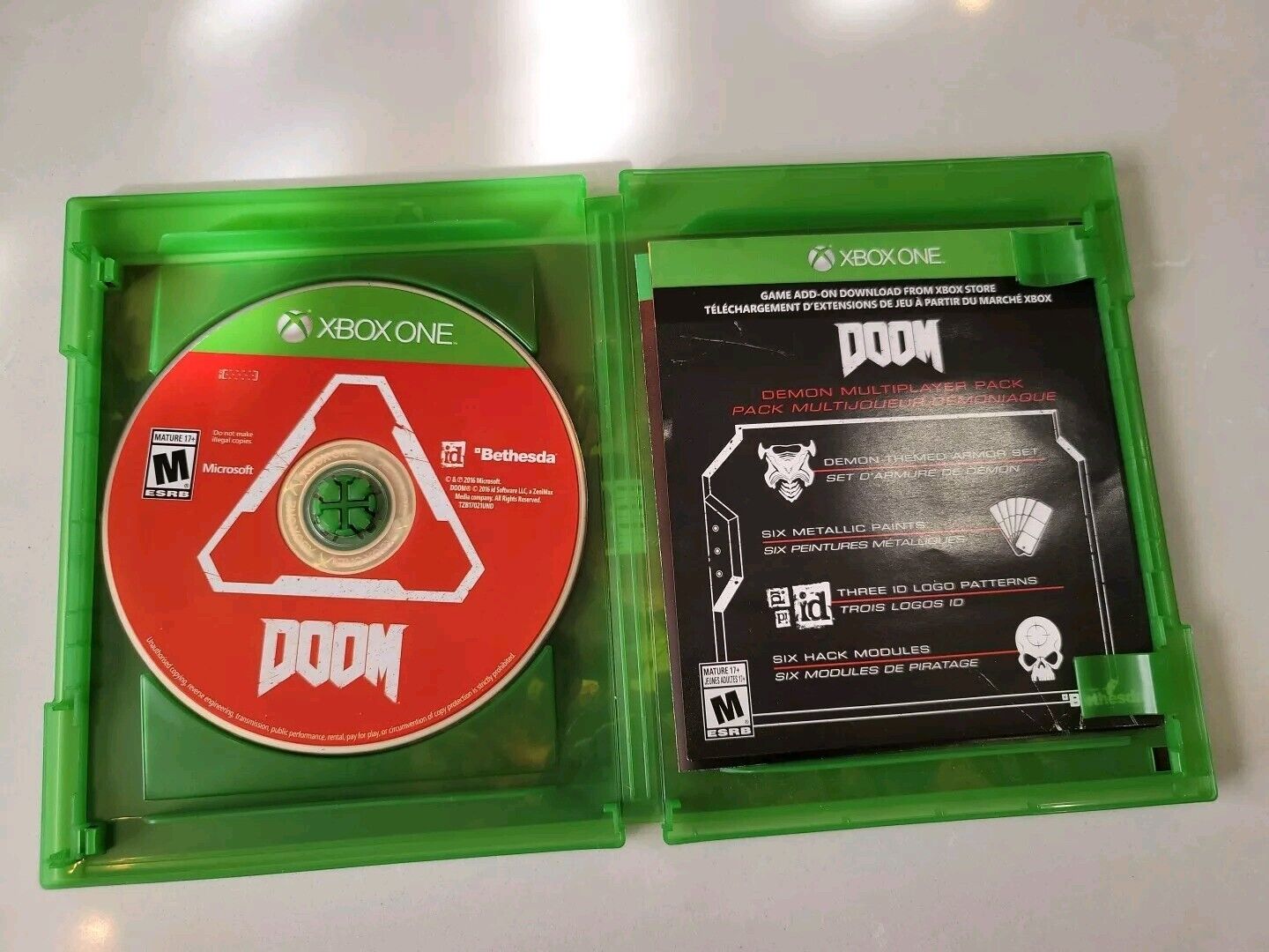 Doom Microsoft Xbox One Preowned Complete