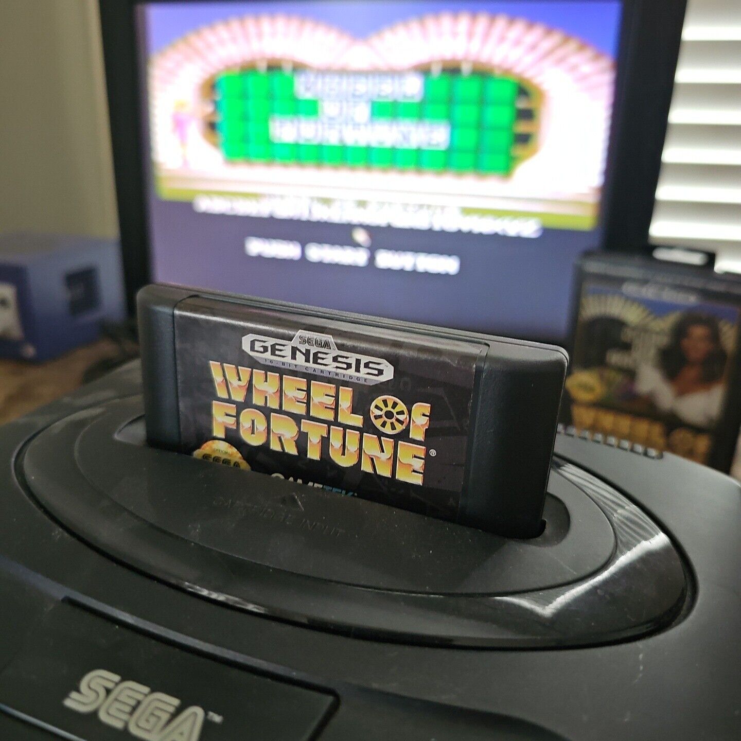 Wheel of Fortune (Sega Genesis, 1992) CIB Free shipping!