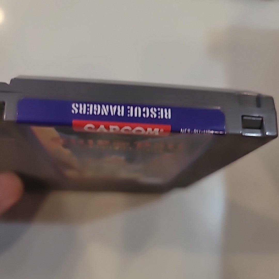 1990 NINTENDO NES CAPCOM DISNEY CHIP 'N DALE RESCUE RANGERS, CART BOX MANUAL