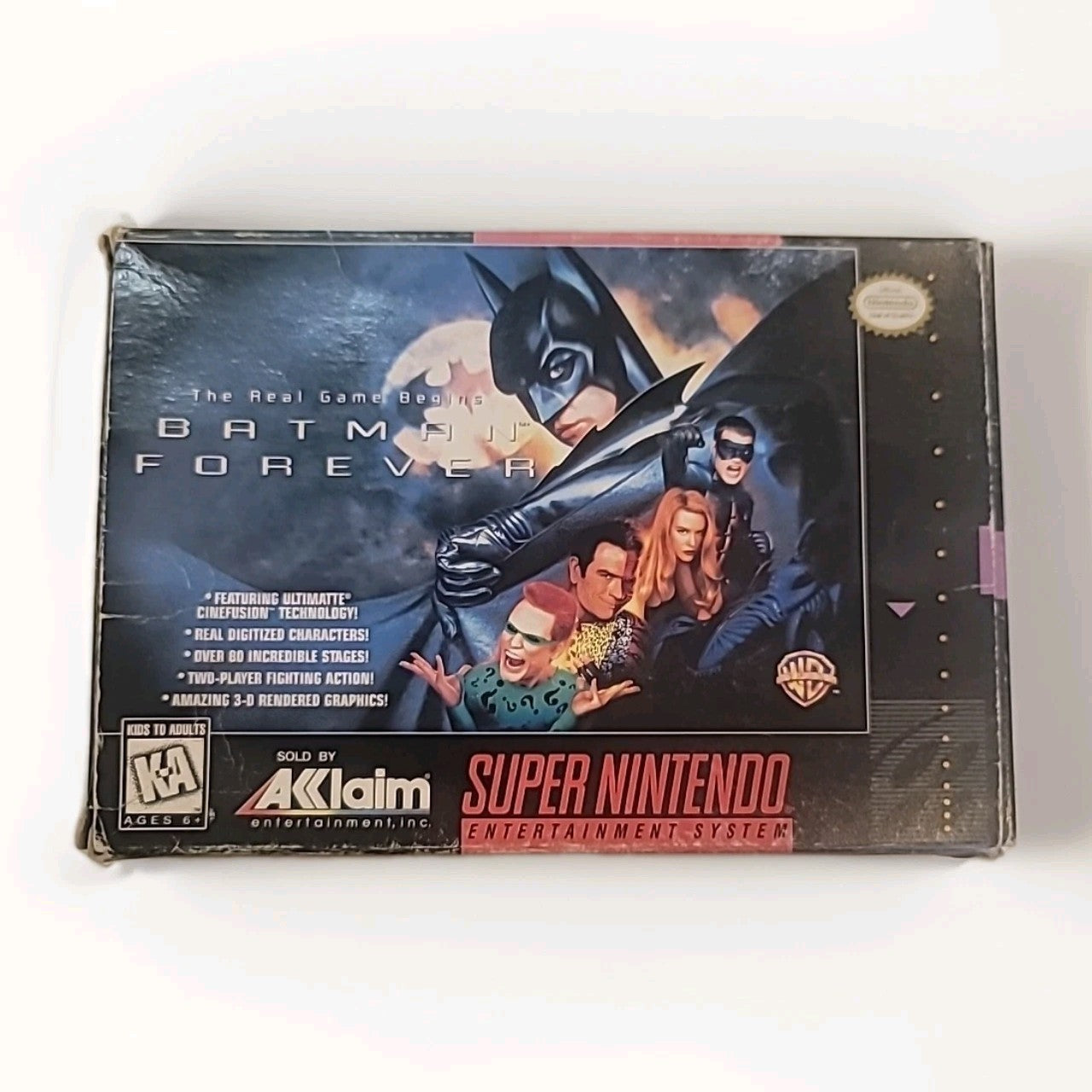 Batman Forever (Super Nintendo SNES) Complete in Box CIB