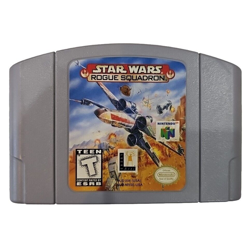 Star Wars Rogue Squadron Nintendo 64 N64 Original Authentic Game TESTED WORKS