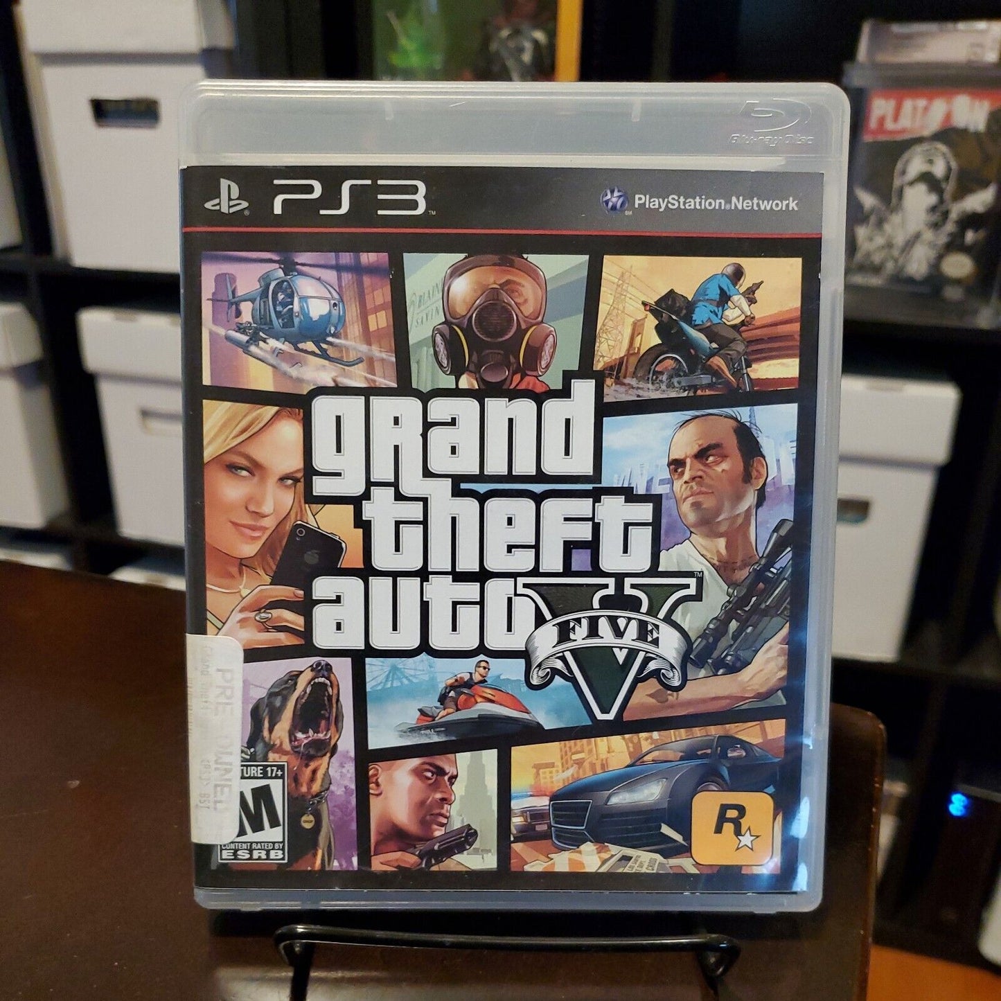 Grand Theft Auto V GTA 5 (PlayStation 3 PS3, 2013) No Manual/Map Tested