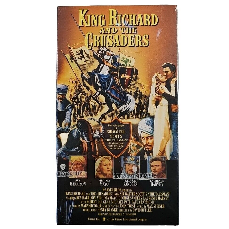 Kim Richard and the Crusaders (VHS) Rex Harrison Virginia Mayo ~ Brand New!!!