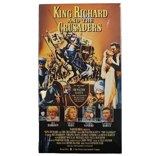 Kim Richard and the Crusaders (VHS) Rex Harrison Virginia Mayo ~ Brand New!!!