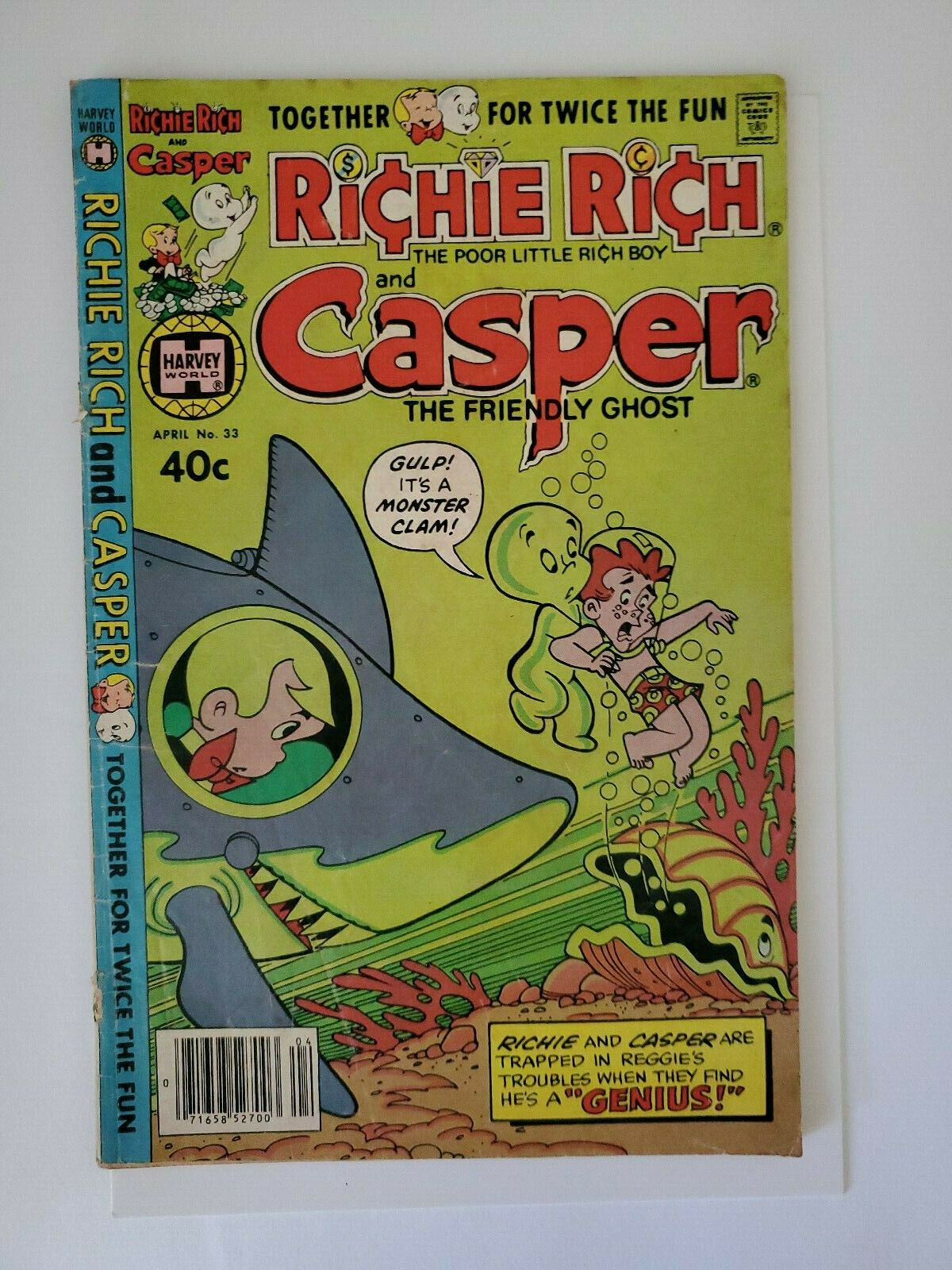 RICHIE RICH & CASPER 33 April 1980 COMICS BOOK