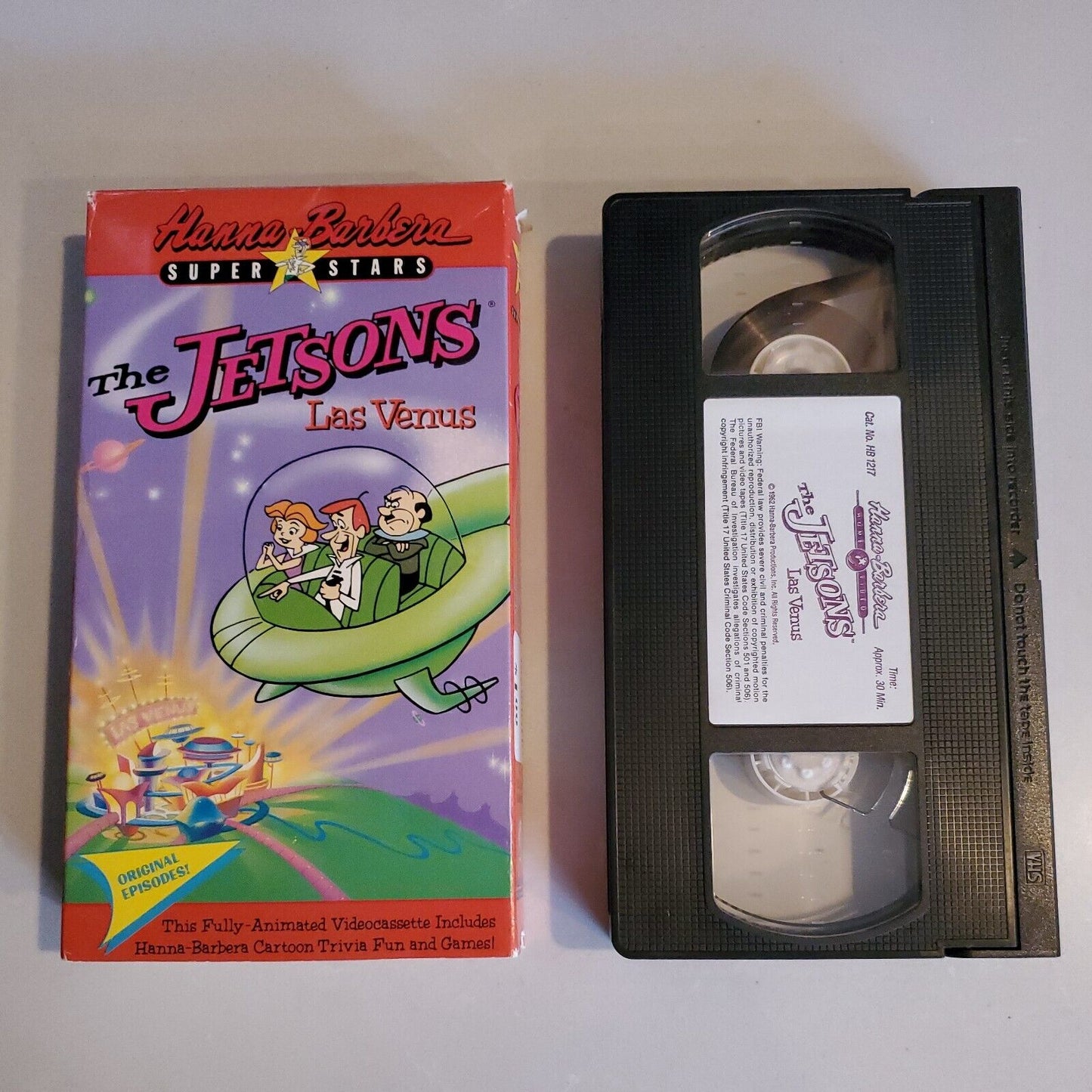 The Jetsons Las Venus VHS Hanna Barbera Home Video Tape Super Stars SB2