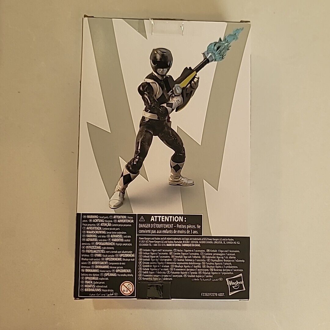 Hasbro Power Rangers Lightning Collection - Mighty Morphin Metallic Black Ranger