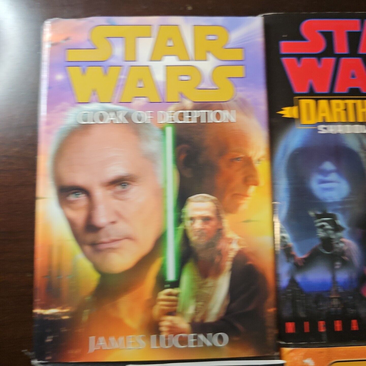 Lot 4 Star Wars Hardcover Books Darth MAUL APPROACHING STORM FATE OF JEDI, CLOAK