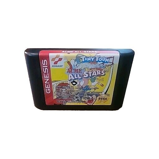 Tiny Toon Adventures: Acme All-Stars (Sega Genesis, 1994) Tested & Working 