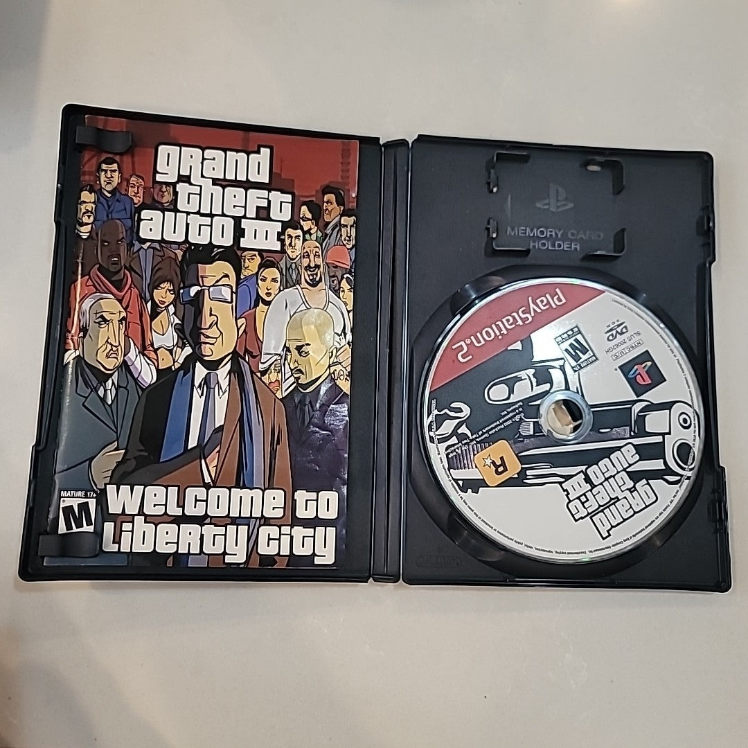 Grand Theft Auto 3 Playstation 2 With Map Sony CIB COMPLETE  Tested & Working