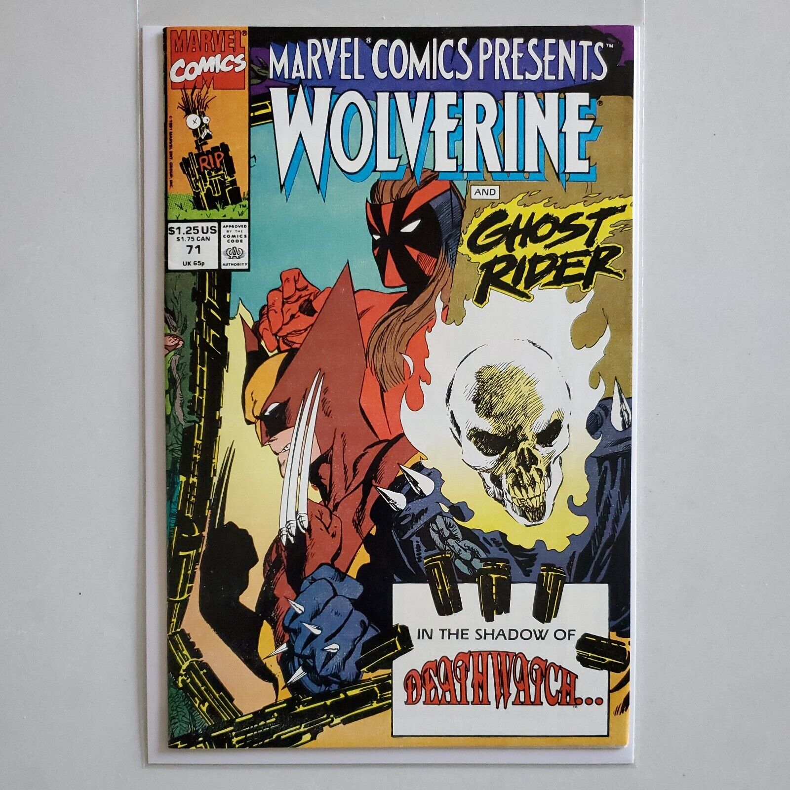 Marvel Comics Presents Wolverine and Ghost Rider #71 Marvel VF/Nm