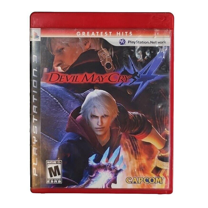 Devil May Cry 4 (Sony PlayStation 3, 2008) No Manual