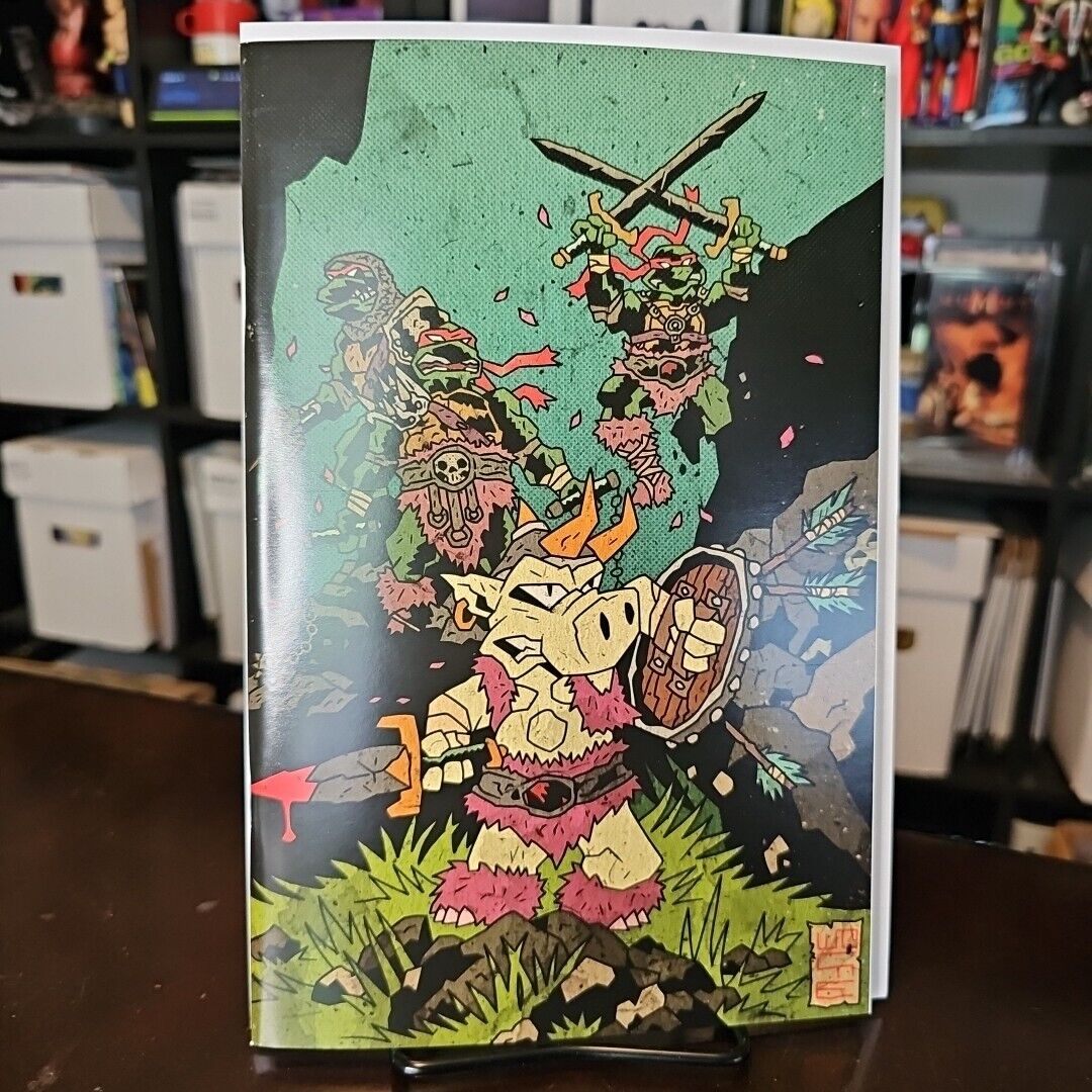 TEENAGE MUTANT NINJA TURTLES #8 (2023 REMASTERED) Samuel G Wolfe Variant LTD 250