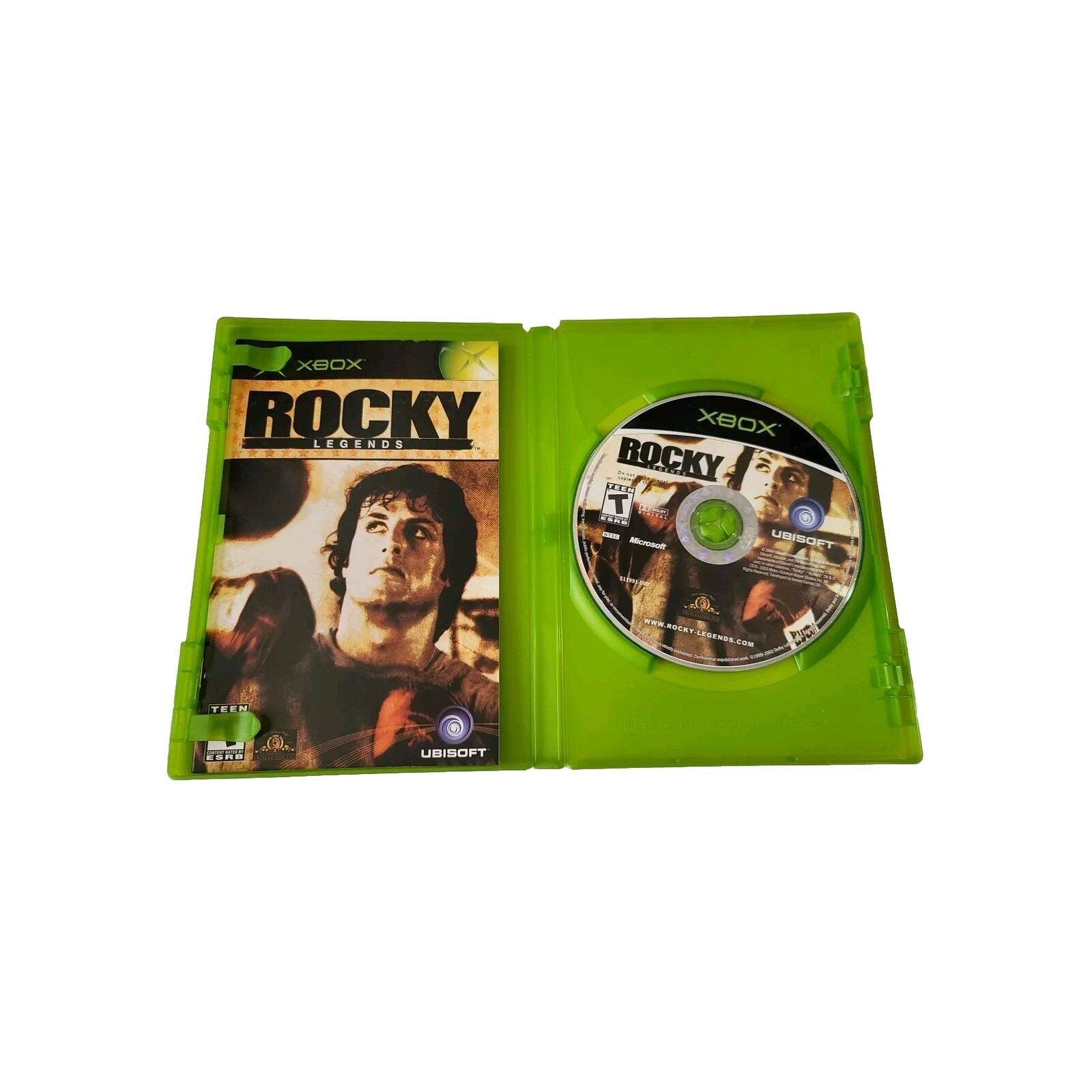 Rocky Legends (Microsoft Xbox, 2004) CIB/ Good Condition