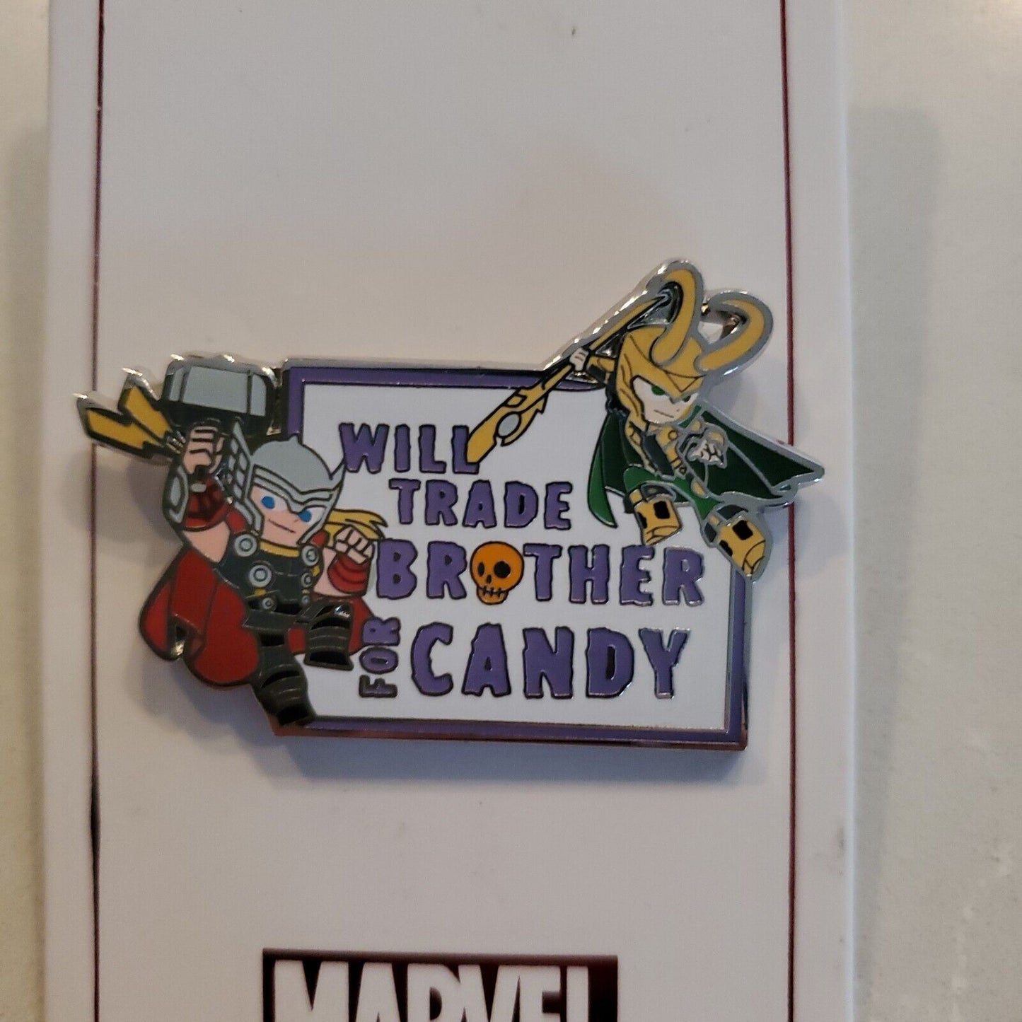 Disney Pin Marvel Thor and Loki Halloween