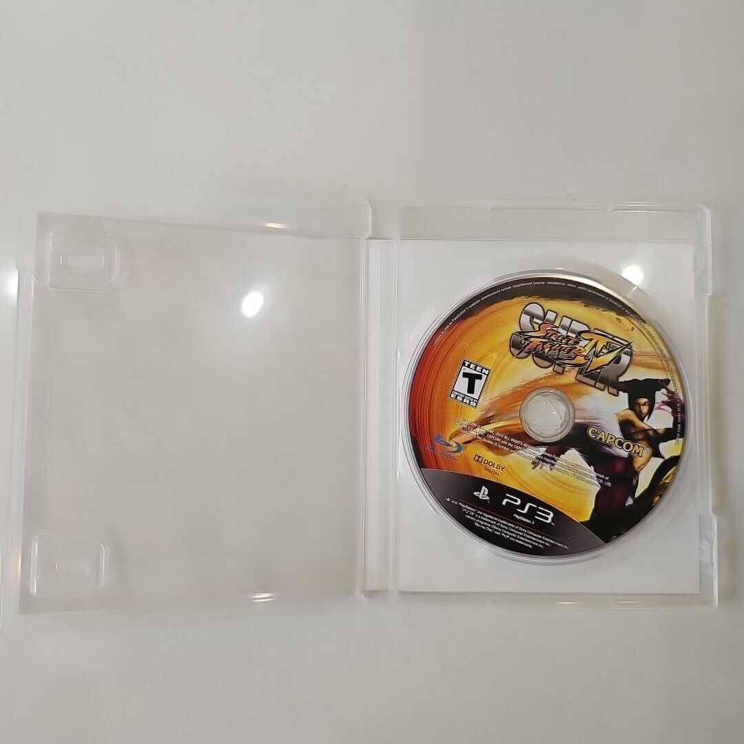 Super Street Fighter IV (Sony PlayStation 3, 2010) Complete No Manual PS3