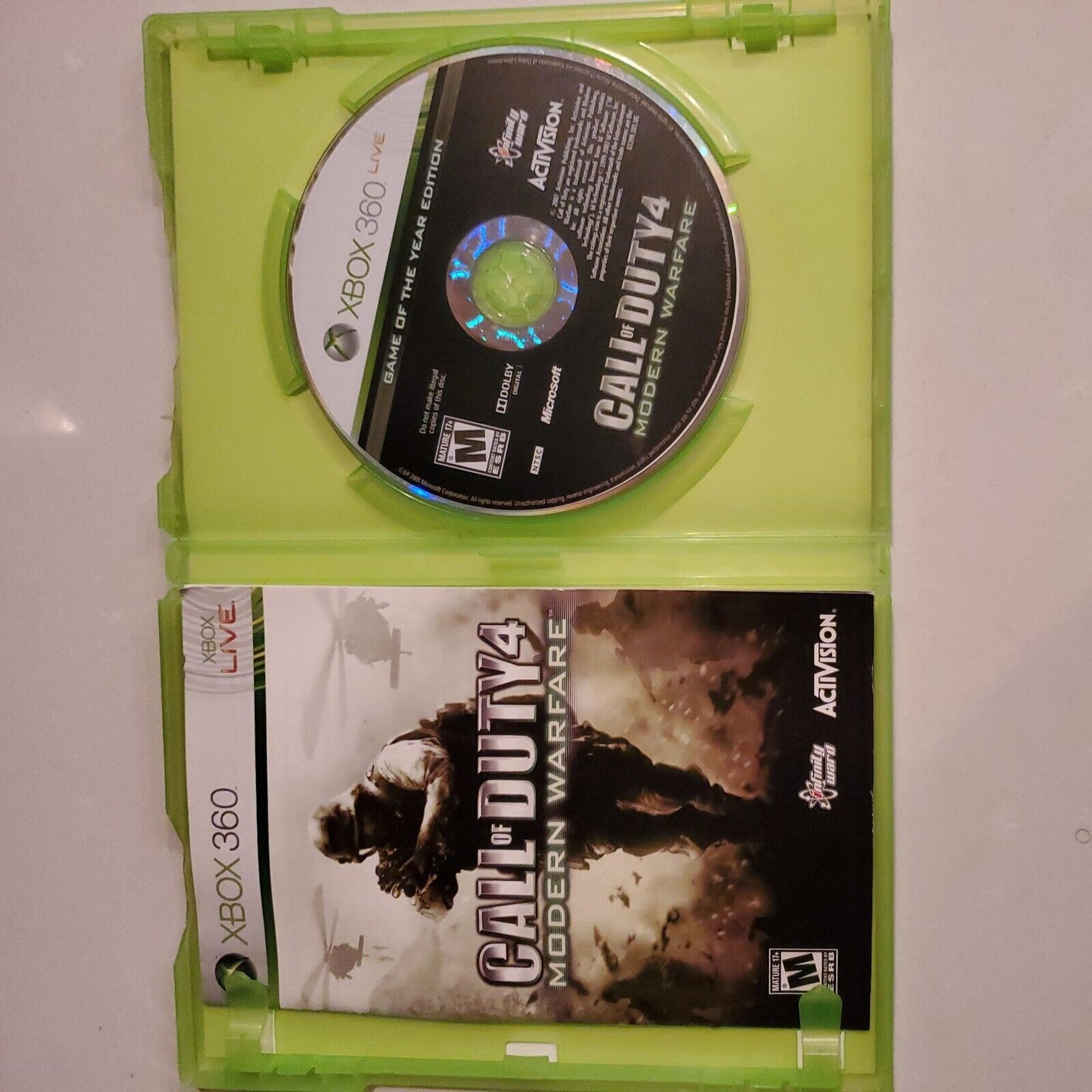 Call of Duty 4 Modern Warfare -- Game of the Year Edition Microsoft Xbox 360 SB1