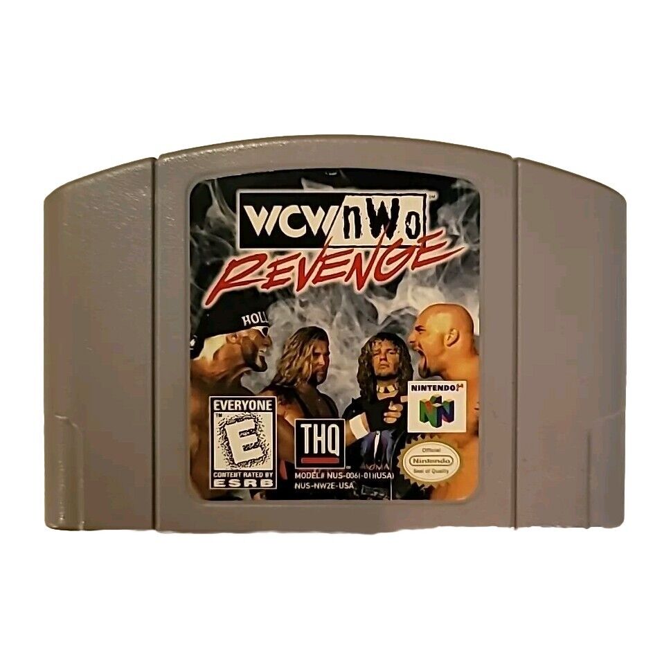 WCW/NWO Revenge (Nintendo 64, 1998) N64 Wrestling Video Game Tested