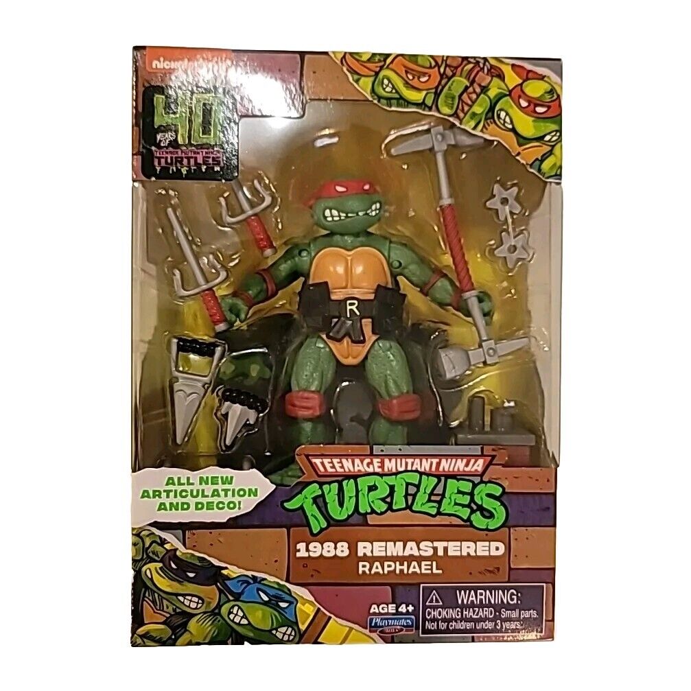 IN HAND MINT TMNT Teenage Mutant Ninja Turtles 1988 Remastered Walmart EXCLUSIVE