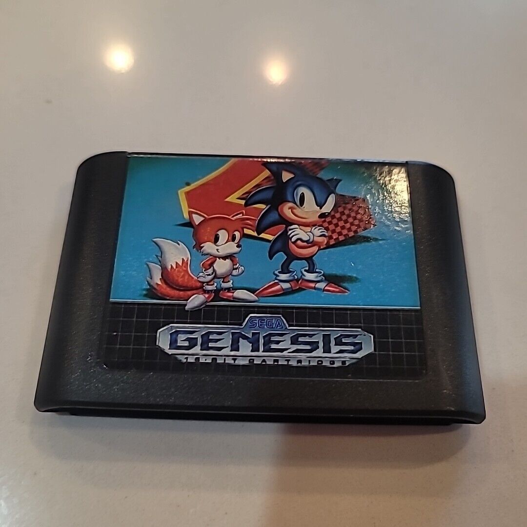 Sonic The Hedgehog 2 Sega Genesis Complete With Manual 
