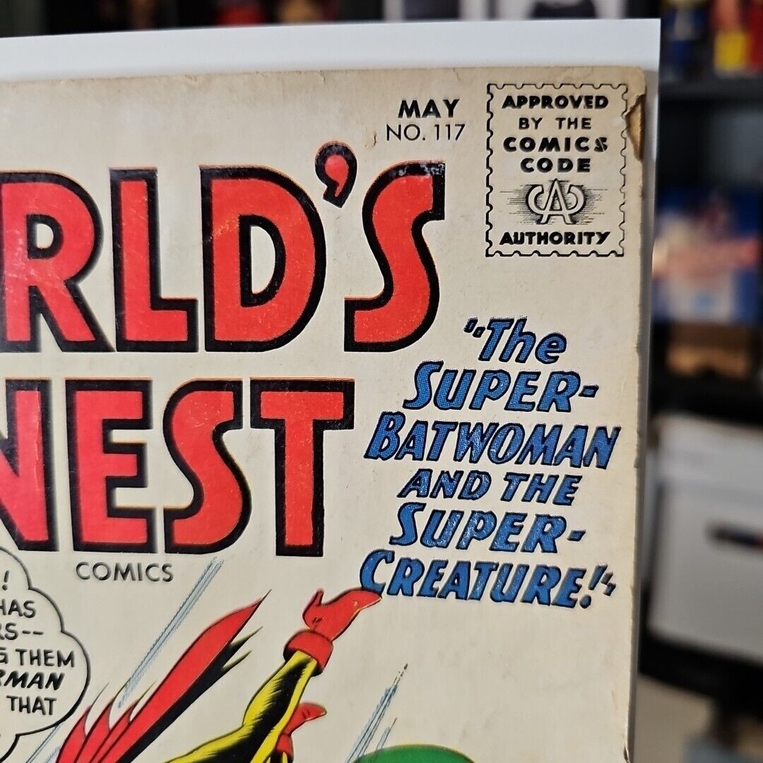 WORLD'S FINEST #117 1961-DC COMICS-SUPERMAN-BATMAN-BATWOMAN-vg