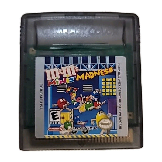 M&M's Mini Madness (Nintendo Game Boy Color, 2000) Authentic, Cart Only, Tested