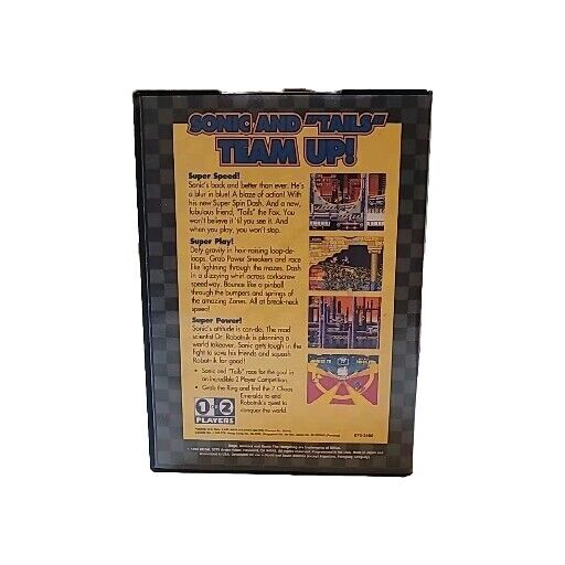 Sonic the Hedgehog 2 (SEGA Genesis, 1992) No Manual
