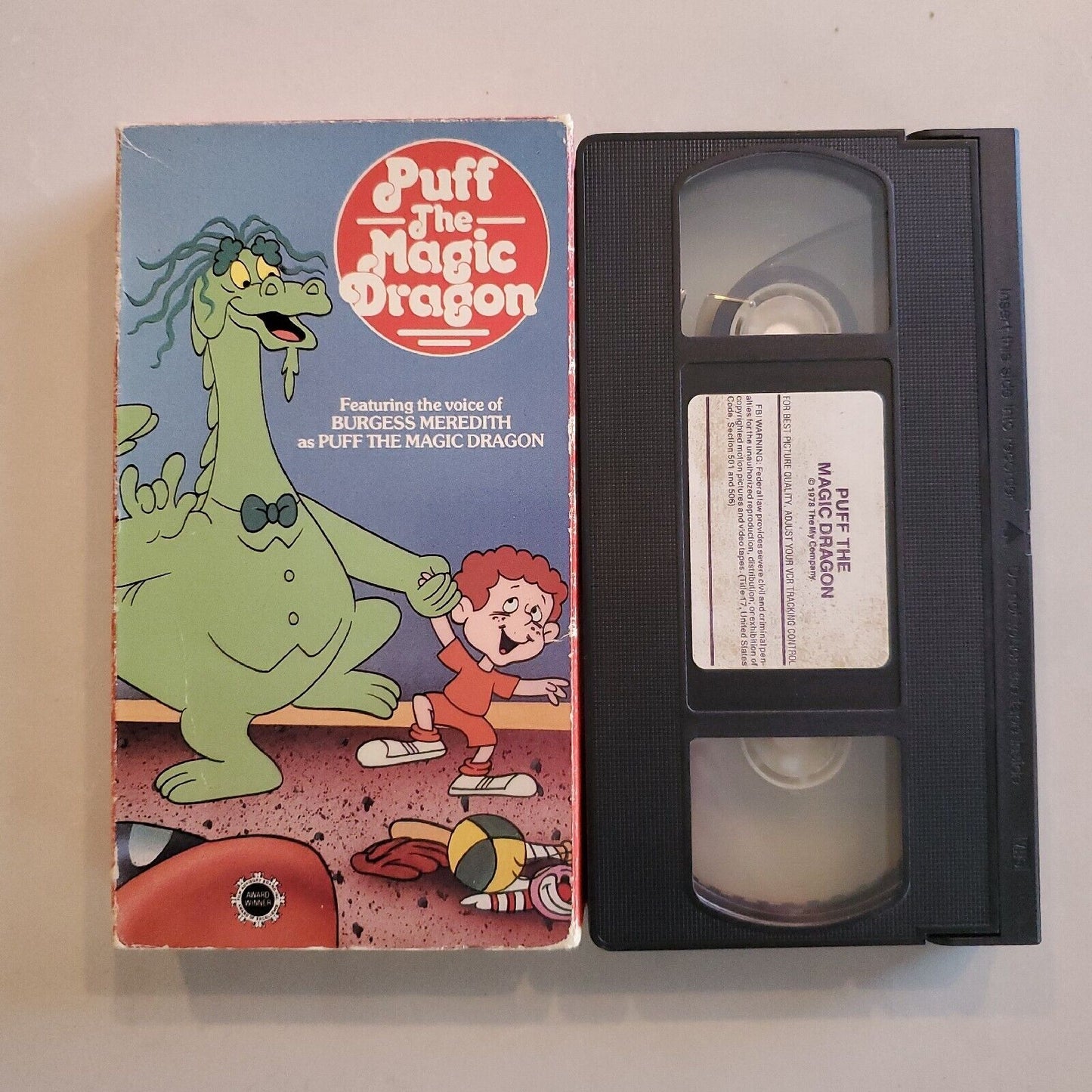 Puff The Magic Dragon (VHS, 1985) Rare