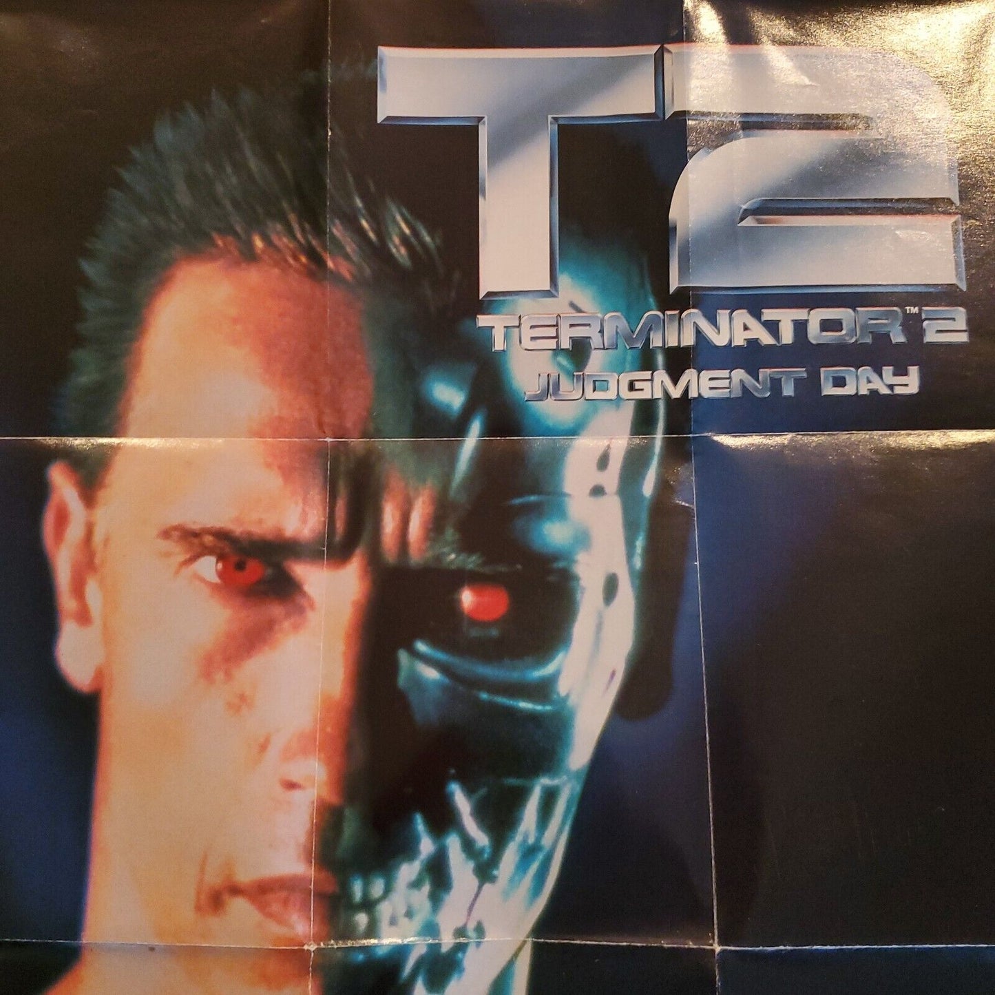 Terminator 2 T2 Judgement Day (Nintendo Nes) with Manual and Poster Authentic !