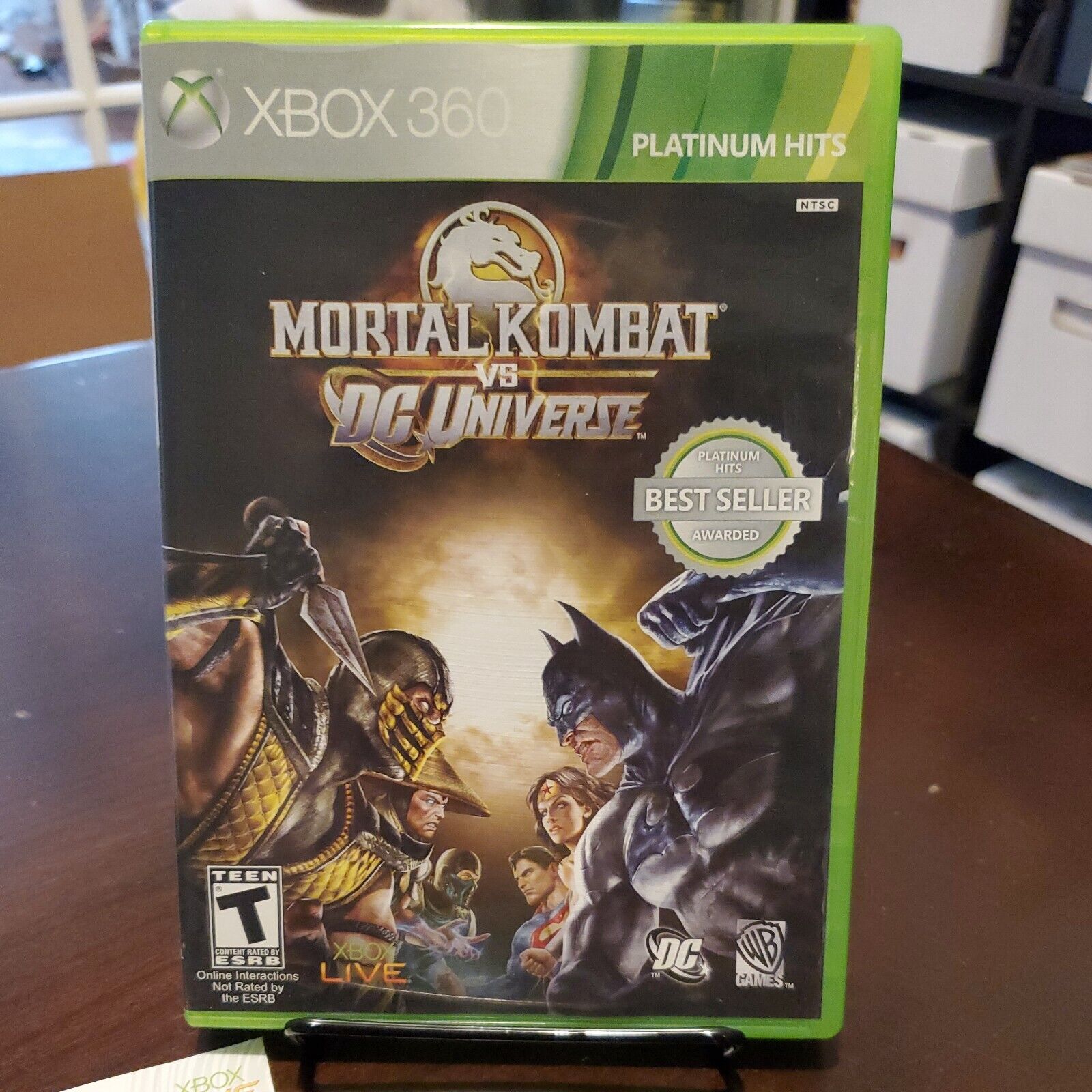 Mortal Kombat vs. DC Universe (Xbox 360, 2008) **Complete** CIB J1