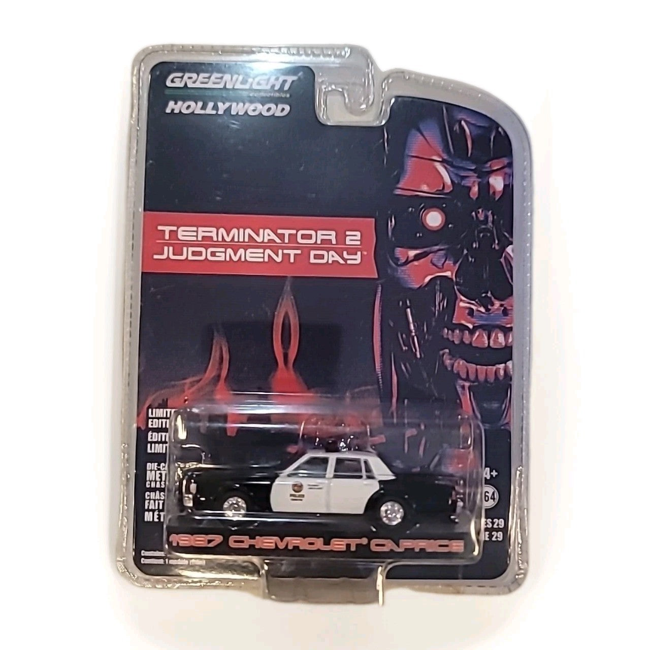 2022 GREENLIGHT HOLLYWOOD 29 TERMINATOR 2: JUDGEMENT DAY 1987 CHEVROLET CAPRICE