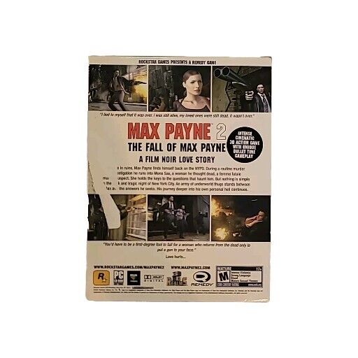 Max Payne 2 The Fall Of Max Payne A Film Noir Love Story Rockstar Pc Video Game