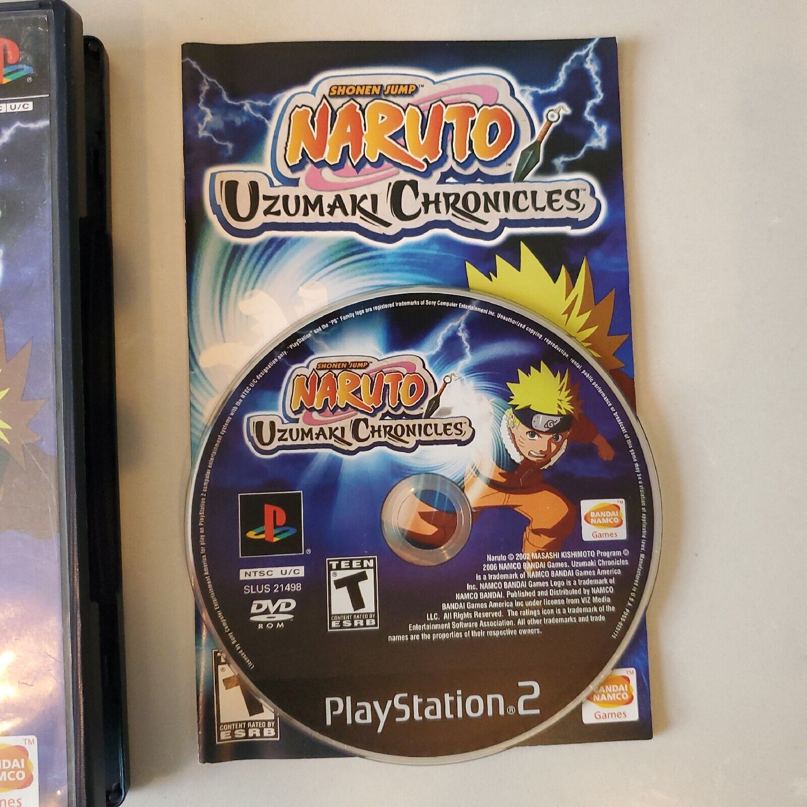 Naruto Uzumaki Chronicles Playstation 2 PS2 Video Game Complete CIB TESTED