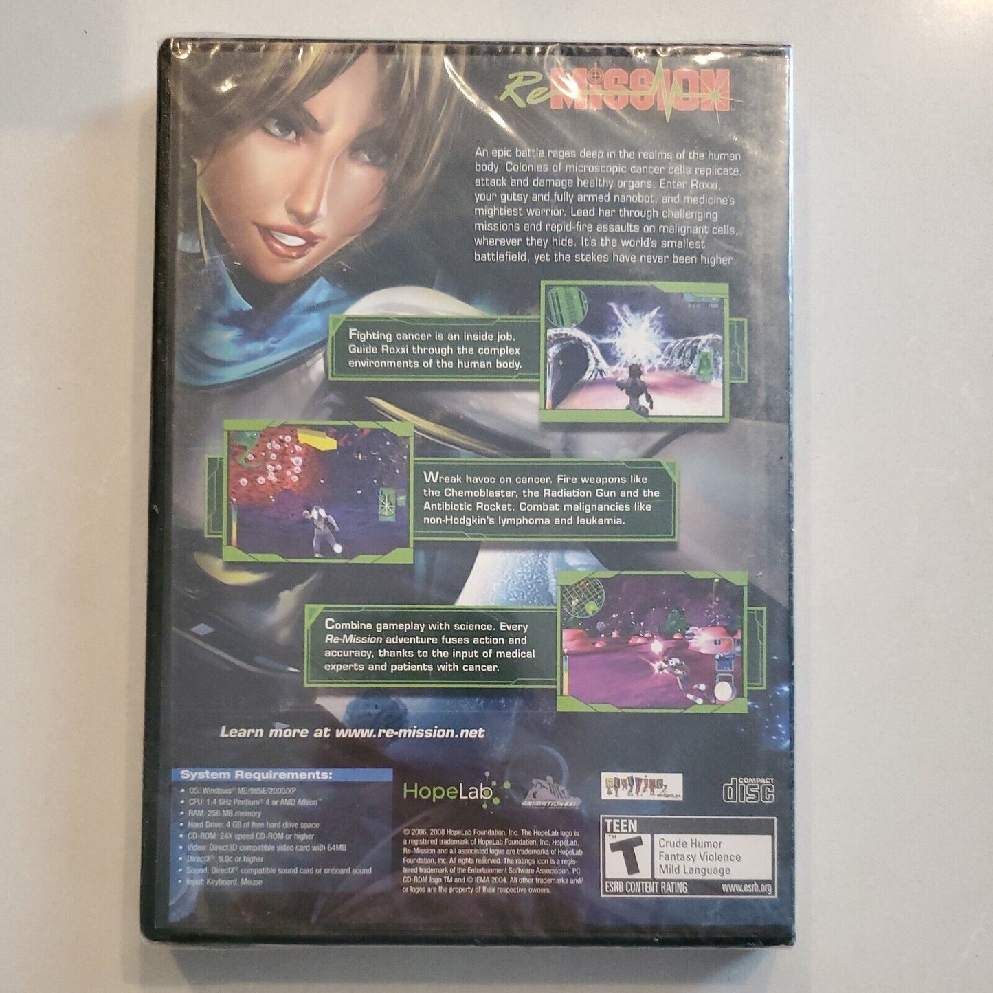 Re-Mission PC Computer Video Game Complete BRAND NEW FACTORY SEALED 