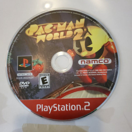 Pac-Man World 2 [Greatest Hits] (PlayStation 2, 2002) PS2 Game Disc Only Good!