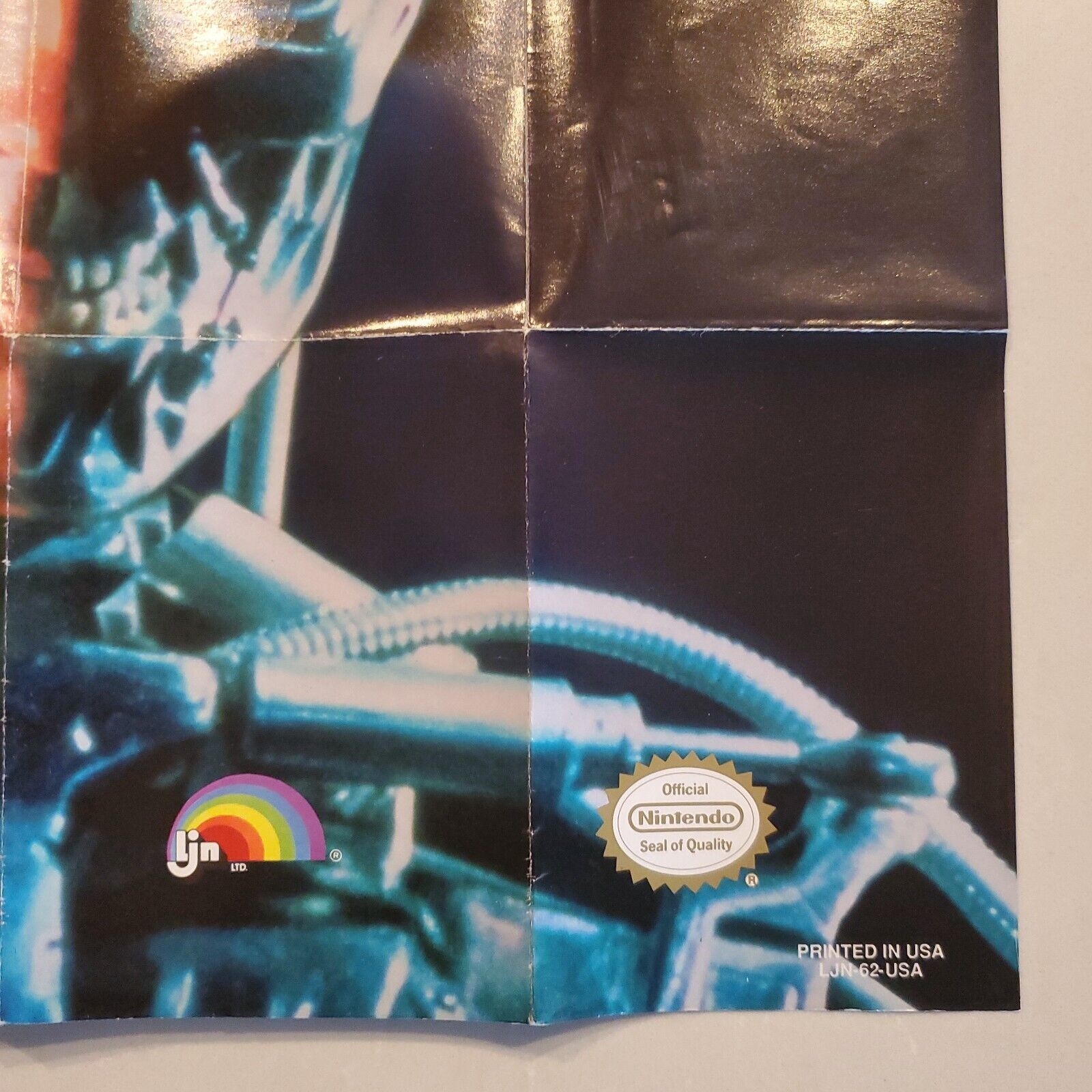 Terminator 2 T2 Judgement Day (Nintendo Nes) with Manual and Poster Authentic !