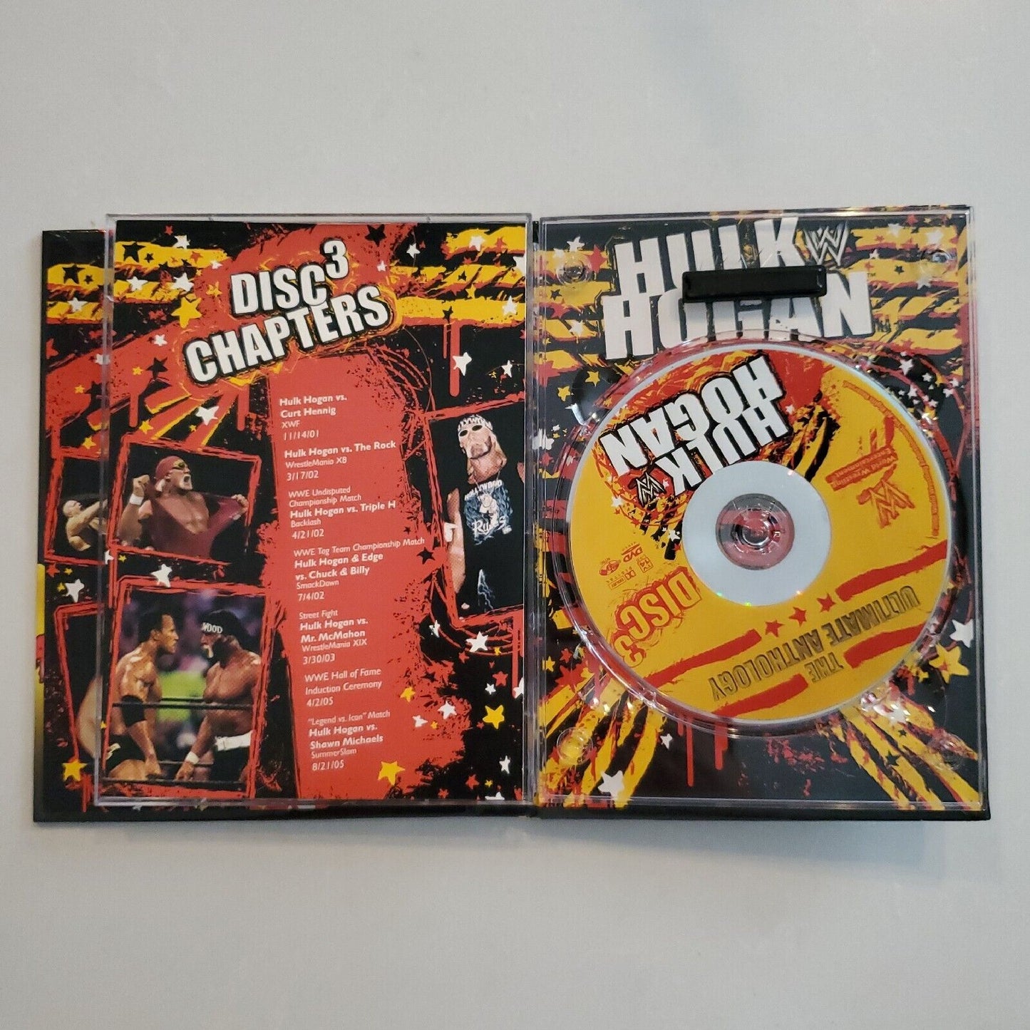 WWE - Hulk Hogan: The Ultimate Anthology (3-Disc + Bonus, DVD, 2006) 