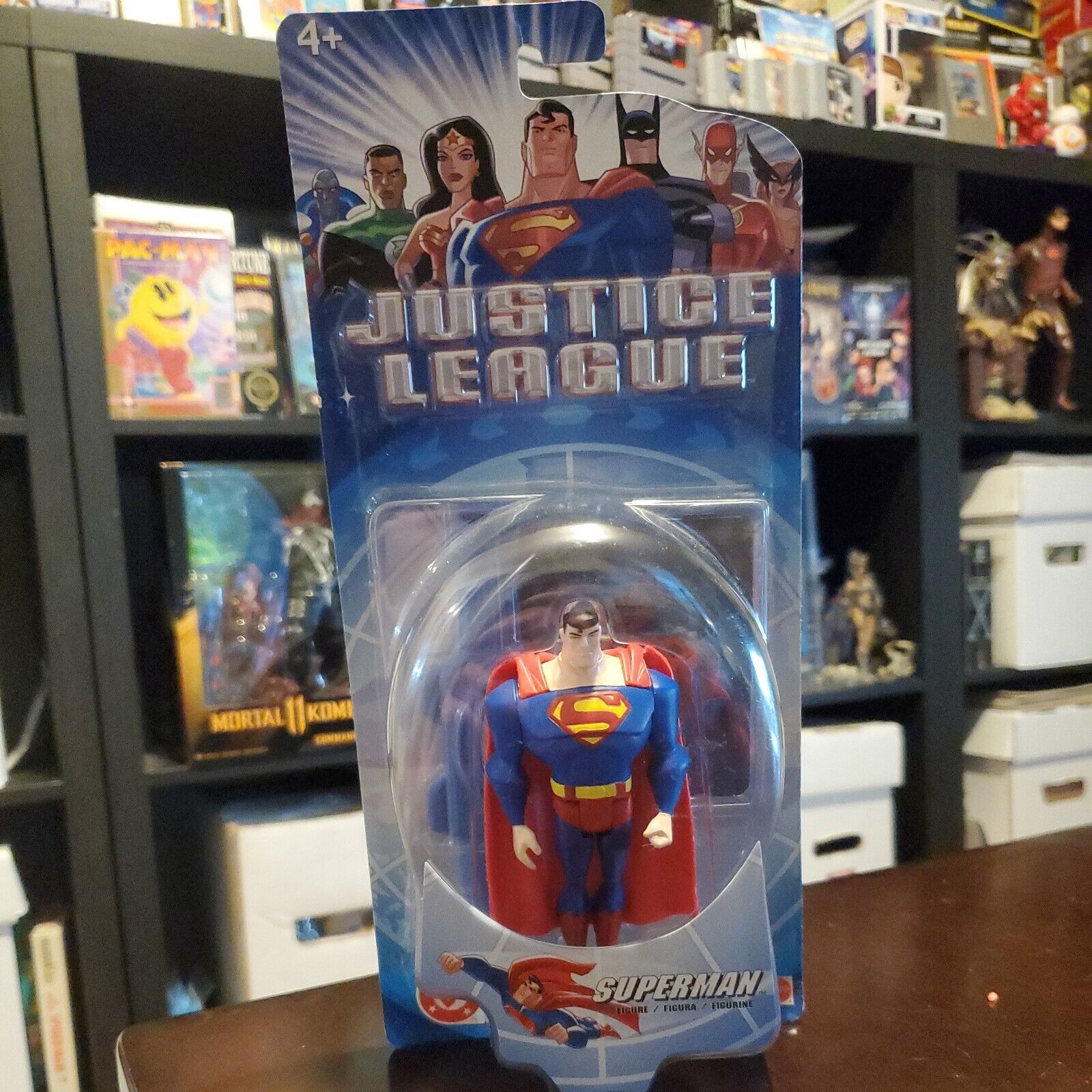 SUPERMAN BLUE SUIT Justice League SEALED Mattel Figure DC