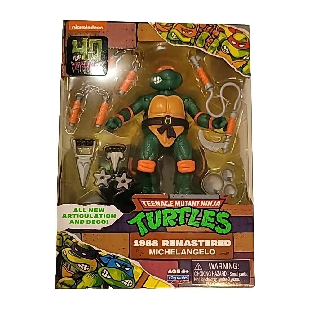 IN HAND MINT TMNT Teenage Mutant Ninja Turtles 1988 Remastered Walmart EXCLUSIVE