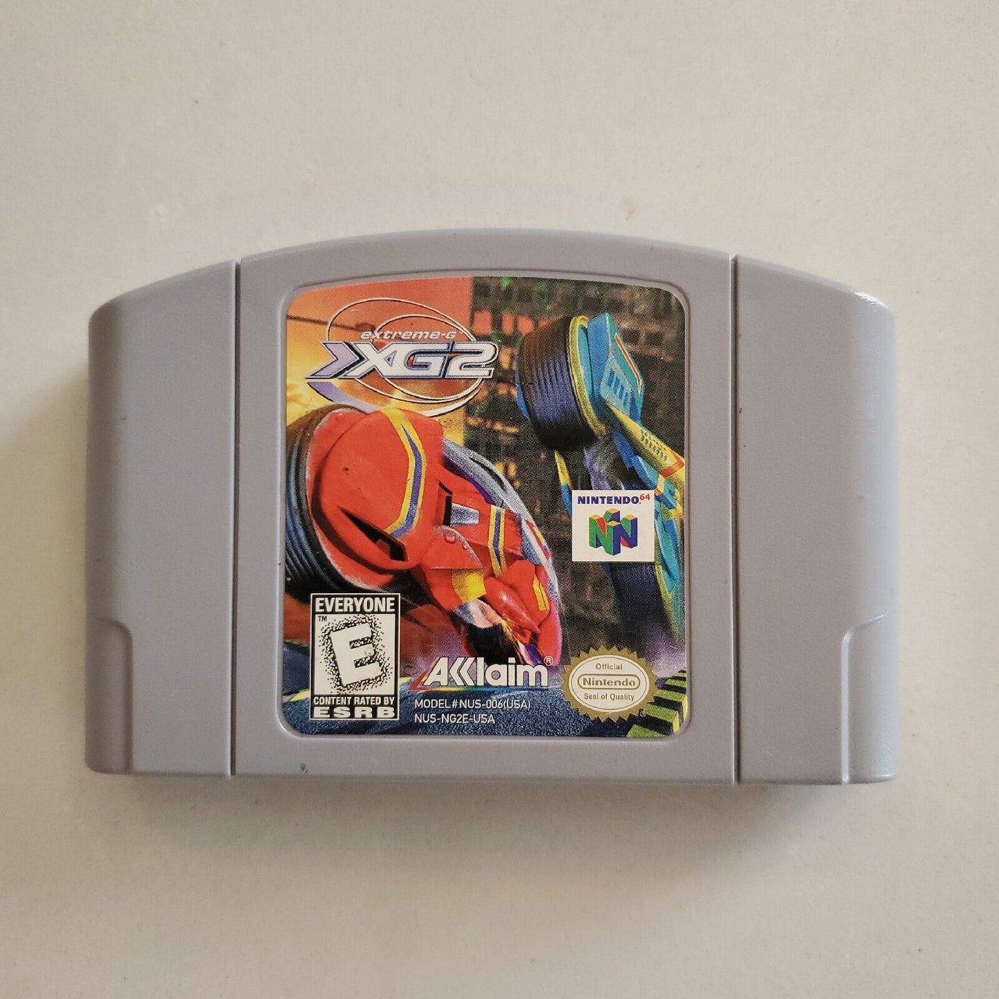 Extreme-G 2 XG2 (Nintendo 64, 1998) N64 Authentic TESTED + Working Cart Only