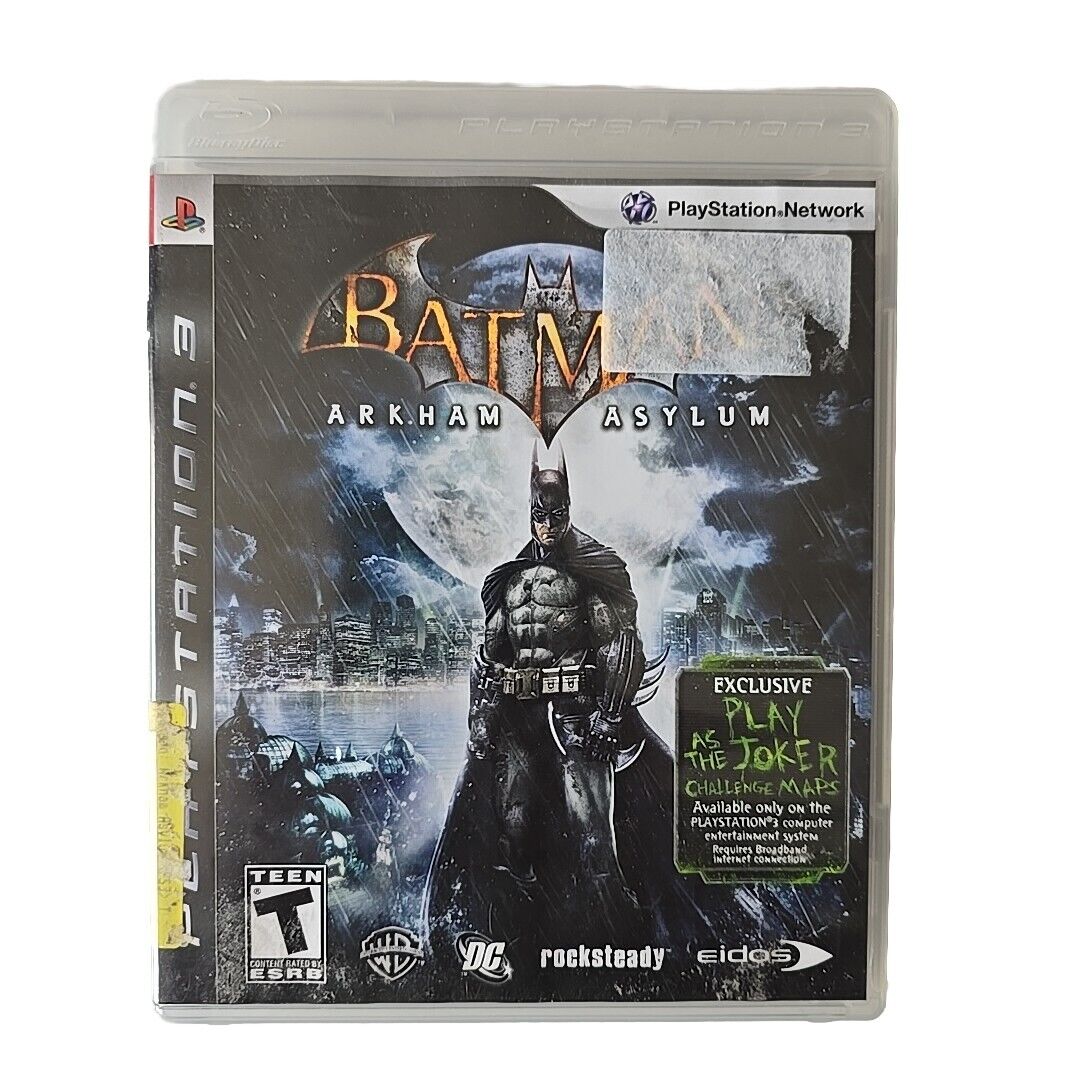 Batman Arkham Asylum PlayStation 3 PS3 No Manual