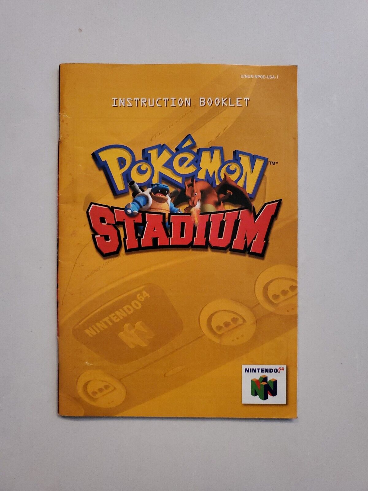 Pokemon Stadium Nintendo 64 Video Game Instruction Booklet Manual Only N64