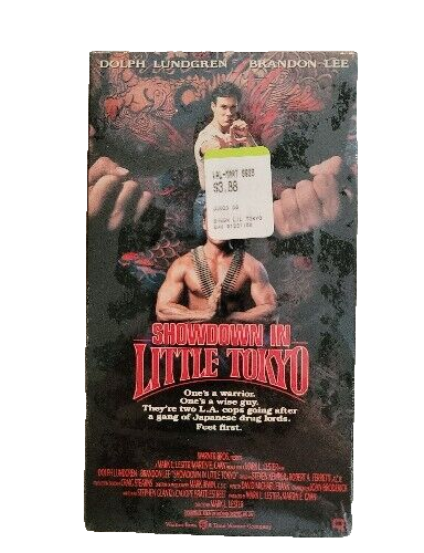 Showdown in Little Tokyo VHS 1992 Brandon Lee, Dolph Lundgren BRAND NEW SCREENER