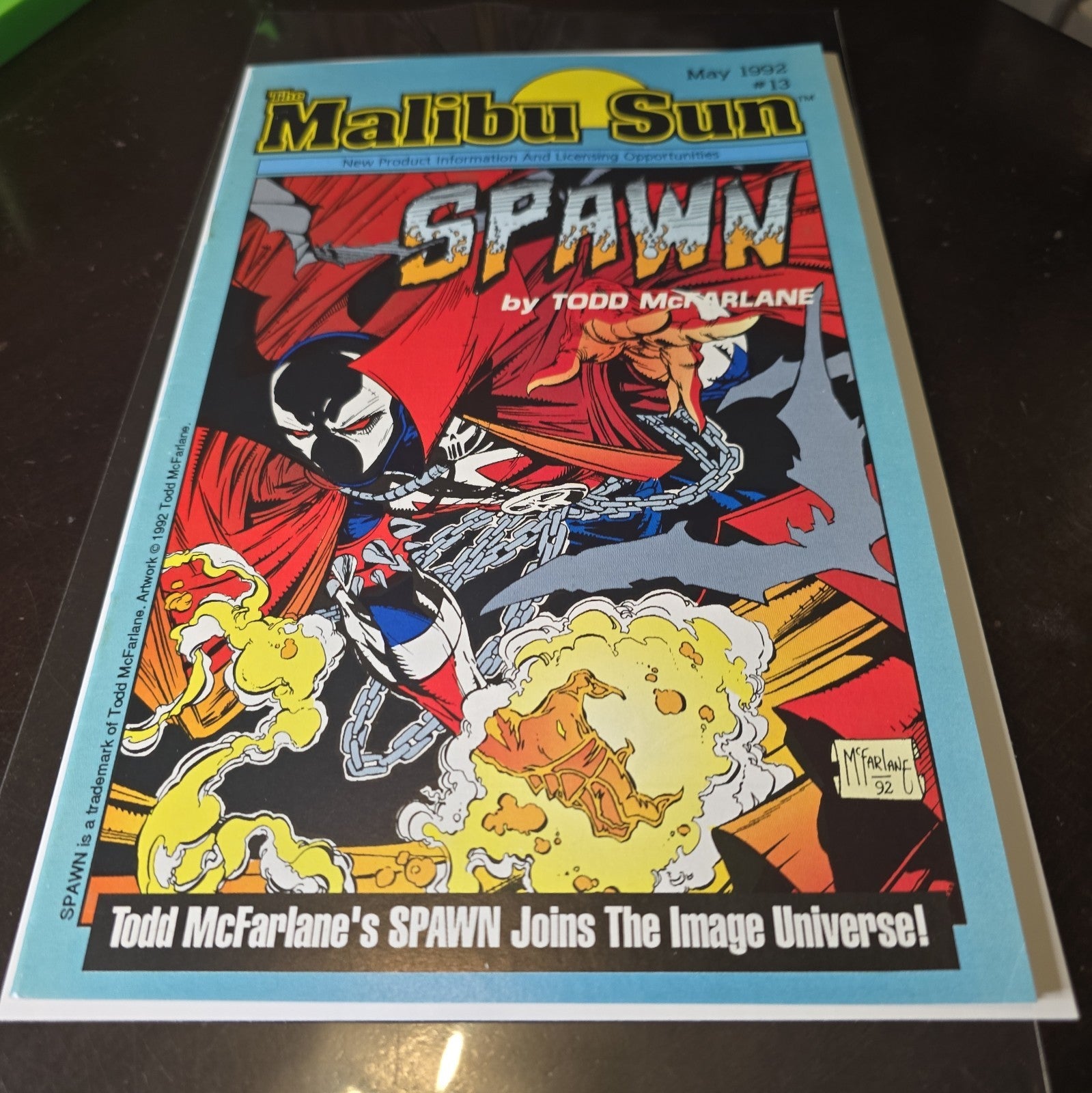 MALIBU SUN #13 1ST APPEARANCE OF SPAWN 1992 TODD MCFARLANE VF