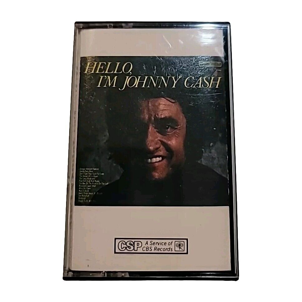 Johnny Cash - Hello, I’m Johnny Cash (1977) Music Cassette Tape