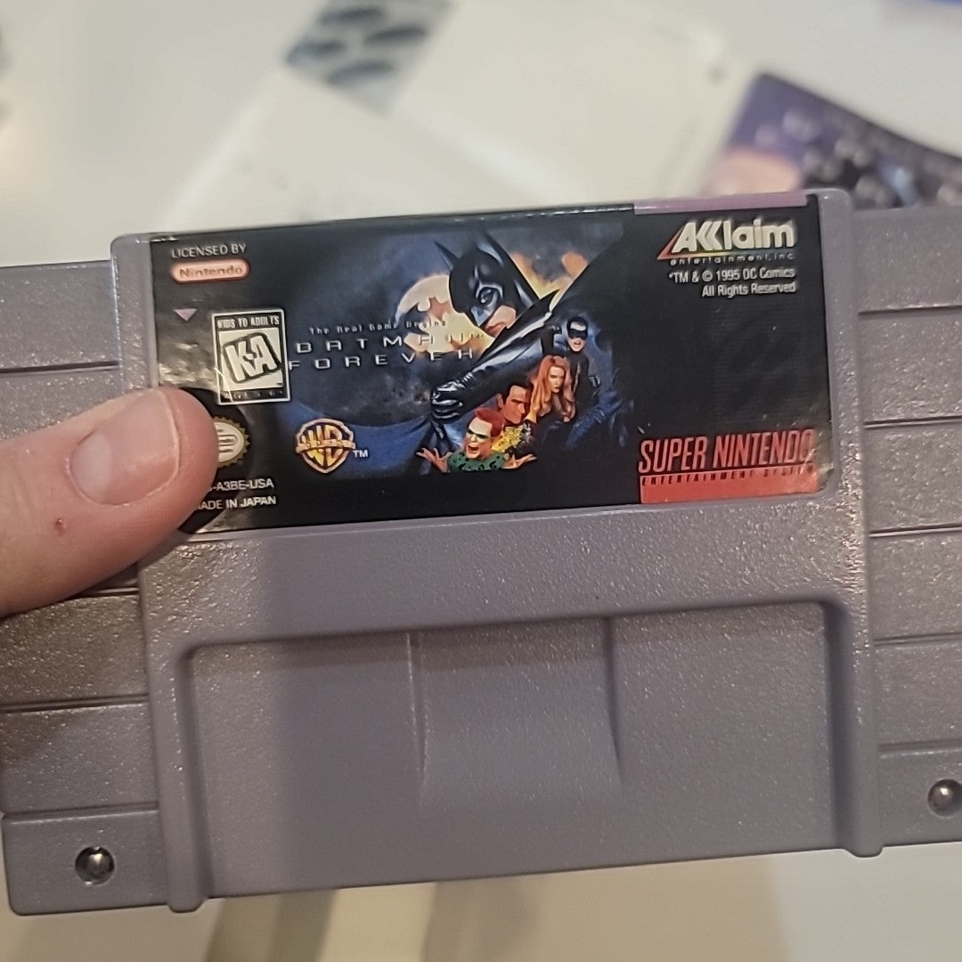 Batman Forever (Super Nintendo SNES) Complete in Box CIB