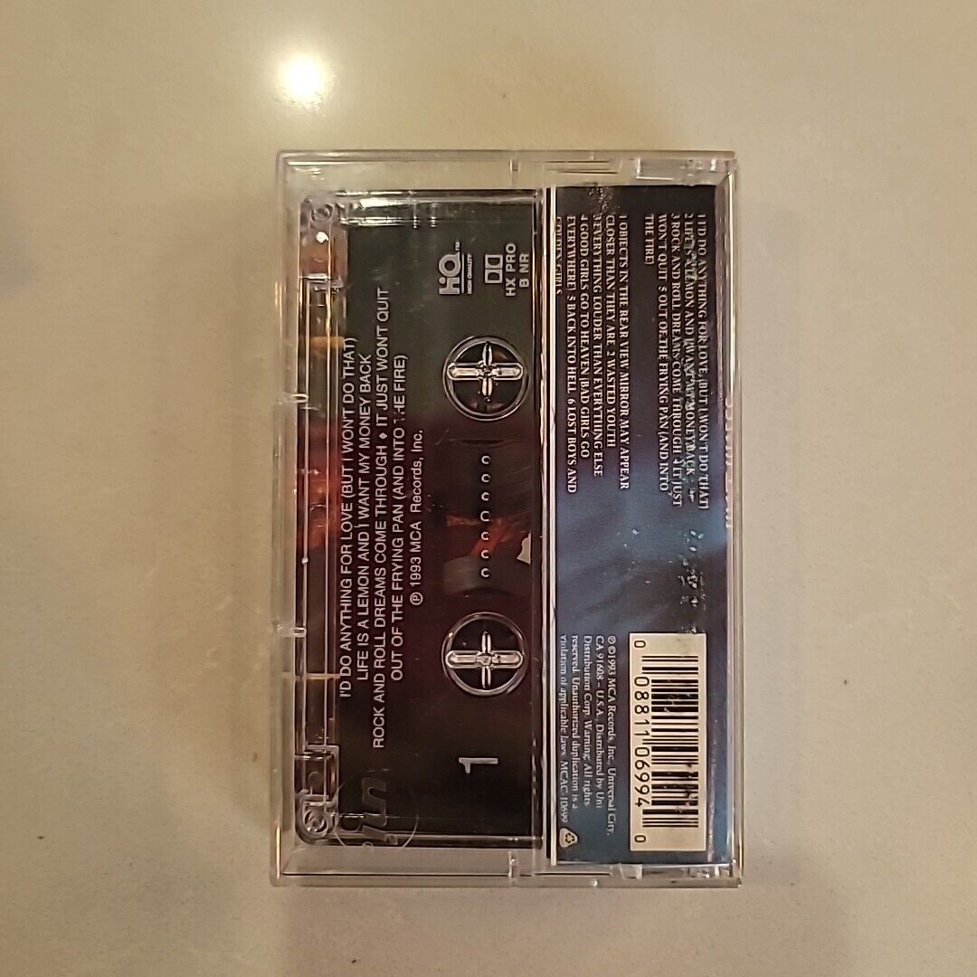 Meat Loaf - Bat Out of Hell II Back Into Hell (Cassette, MCA) 