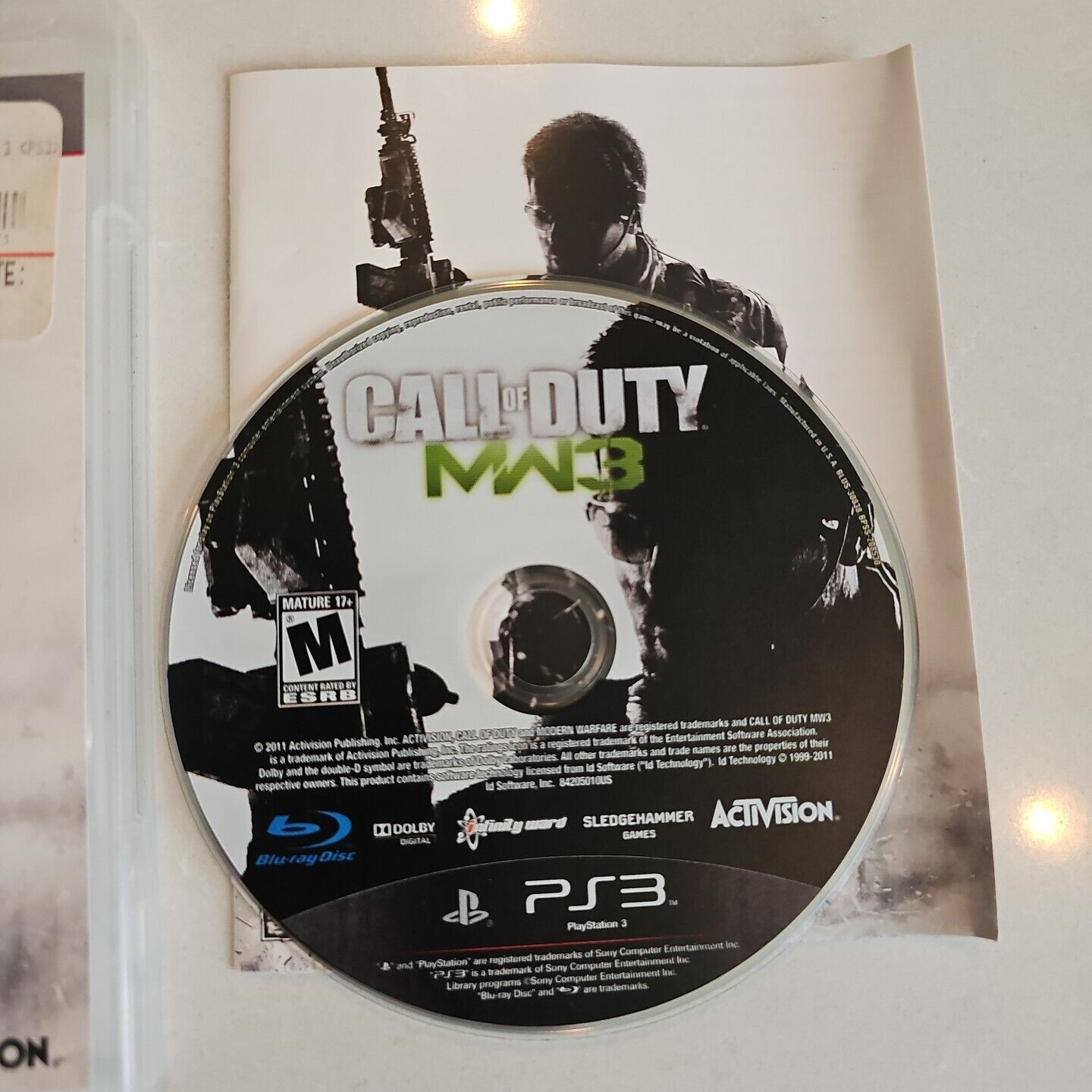 Call of Duty: Modern Warfare 3 Sony PlayStation 3 2011 Complete in Box - Tested