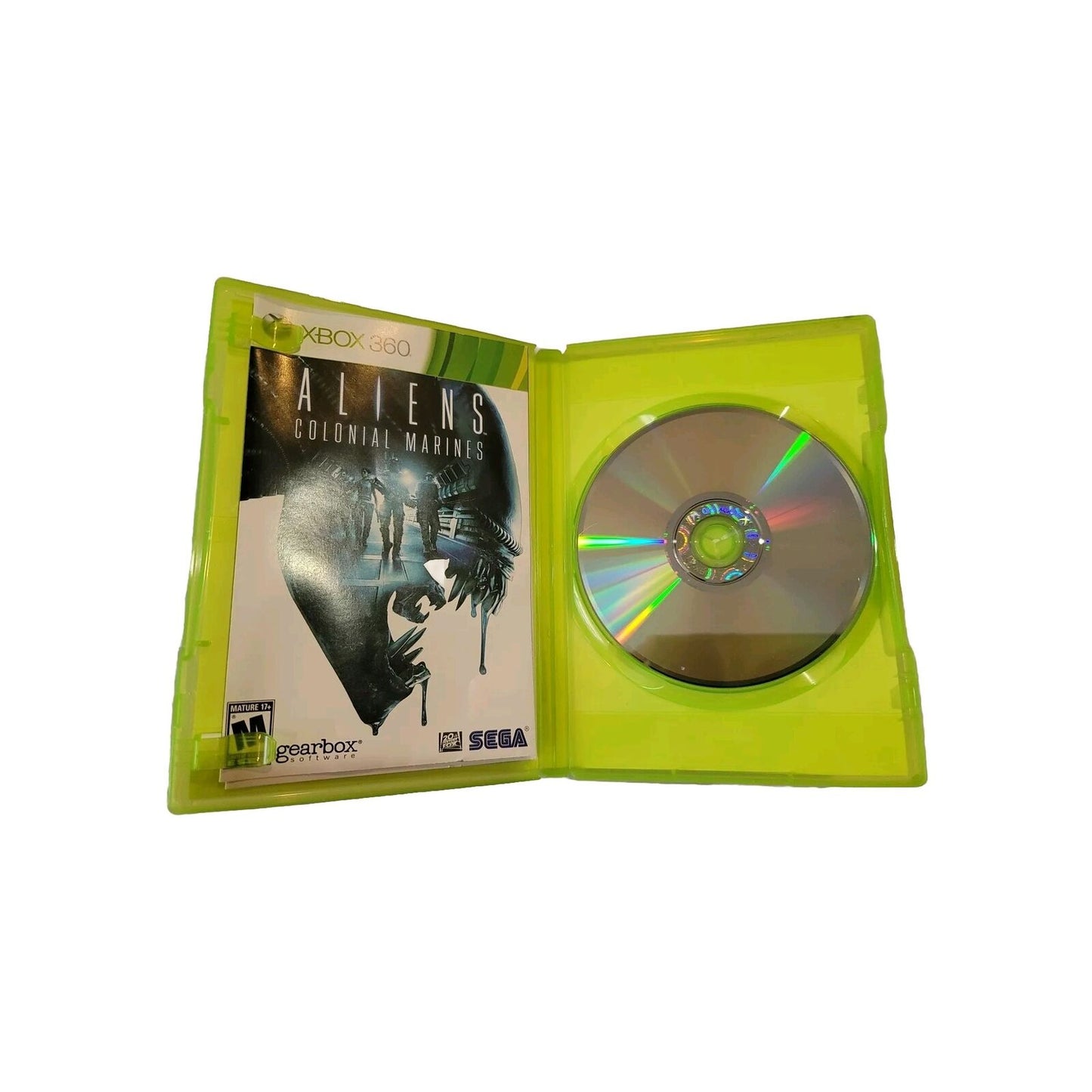 Aliens: Colonial Marines Microsoft Xbox 360 2013 - Complete w/ Manual CIB 